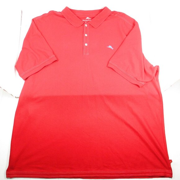 Tommy Bahama Men’s 3XT Polo Shirt Red Supima Cotton Short Sleeve - Picture 1 of 4